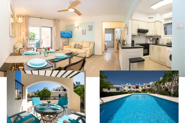 Dalia Seaside 2 Bedroom Apartment with Pool & Garden