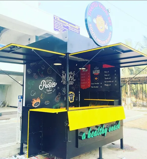 South Indian Burger - Thattu Vadai Set