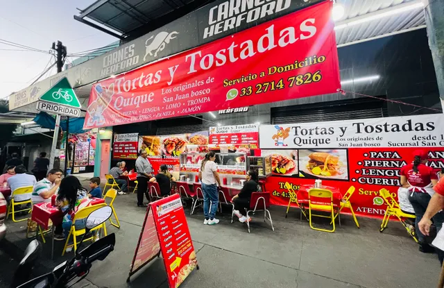 Tortas y tostadas quique san Onofre