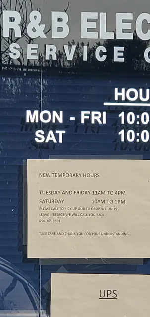 R & B Electronics Service Co