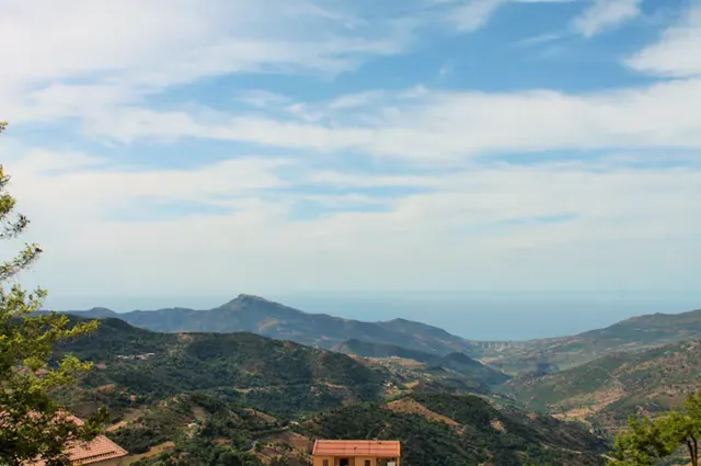 Casa sulle Madonie vista mare