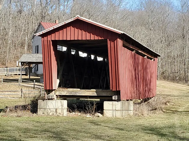 Historic Buckeye Furnace Covered Bridge