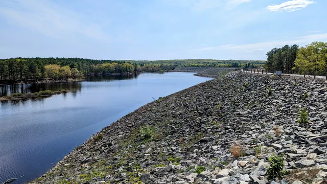 Mansfield Hollow Dam Walk