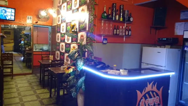 La anticucheria a puro carbon