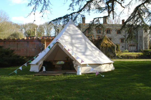 Amber's Bell Tent Camping at Mannington Hall - Glamping Norfolk
