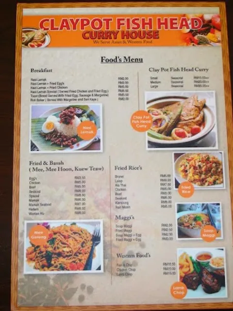 Claypot Fish Head, Curry House Open 24 hours