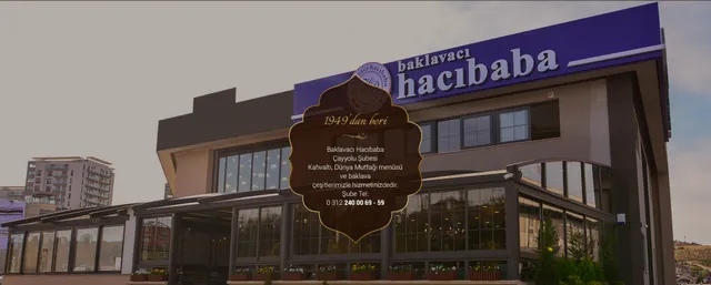 Hacıbaba Çayyolu - Baklavacı Hacıbaba A.Ş.