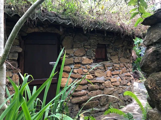 Villa rock by earth house