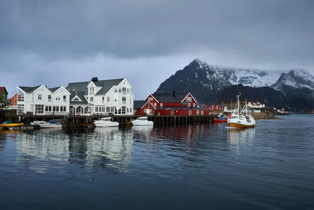 Henningsvær havn Utsiktspunkt