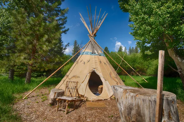 Teepees by the River