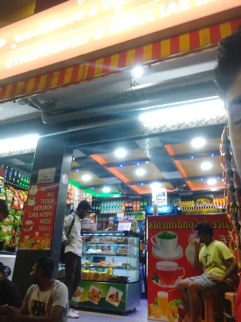 Sri Sai juice and condiments