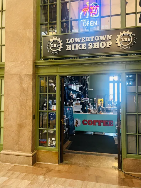Lowertown Bike Shop Coffee Station