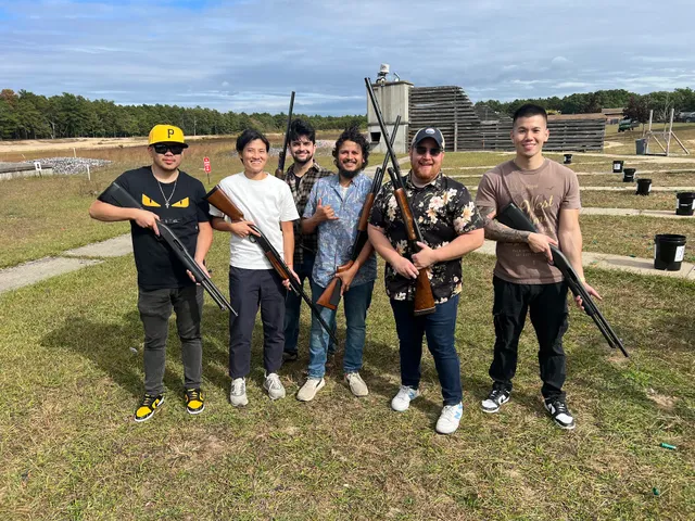 Out With a Bang Clay Shooting Bachelor Parties
