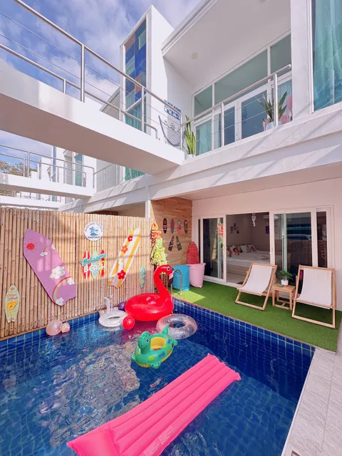 Beach Home Pool Villa Bangsaray