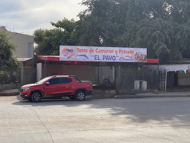 Tacos de camarón y pescado el pavo