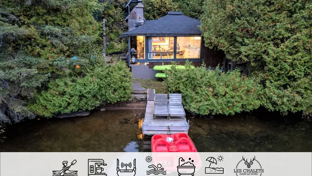 Le1615 - Les Chalets dans le nord (Location de chalet Laurentides bord de l'eau)