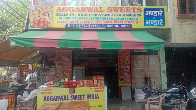 Aggarwal sweet India,d-11,375 rohini sector 7