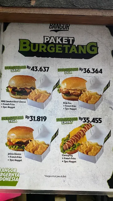 Burger Bangor Renon Bali