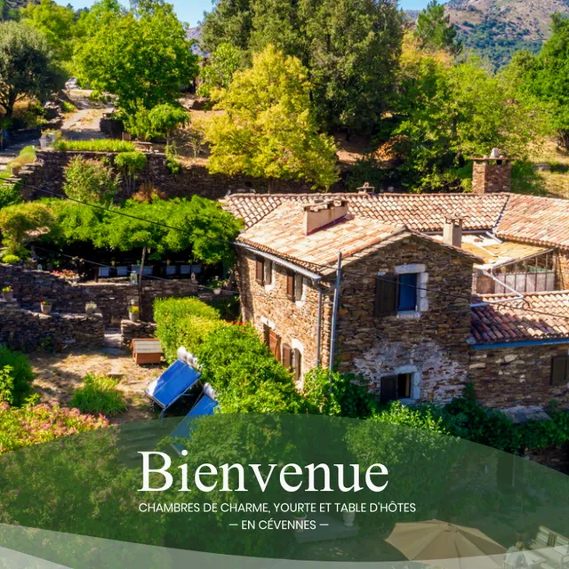 Le Mas du Coupétadou, chambres, yourte et table d'hôtes de charme en Cévennes