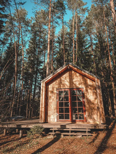 Getaway to forest cab