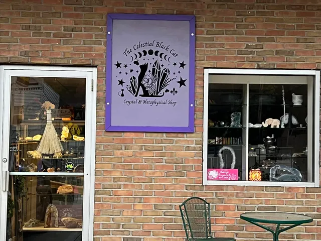 The Celestial Black Cat Apothecary Crystal and metaphysical shop