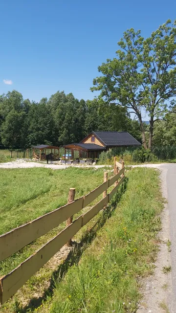 Zielona Kotlina całoroczny domek drewniany z balią/jacuzzi (Sudety/k. Czarna Góra, Kotlina Kłodzka)