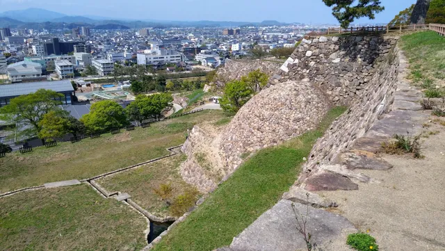 鳥取城 巻石垣跡