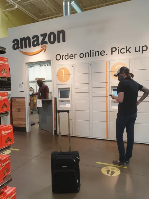 Amazon Counter at Whole Foods Market