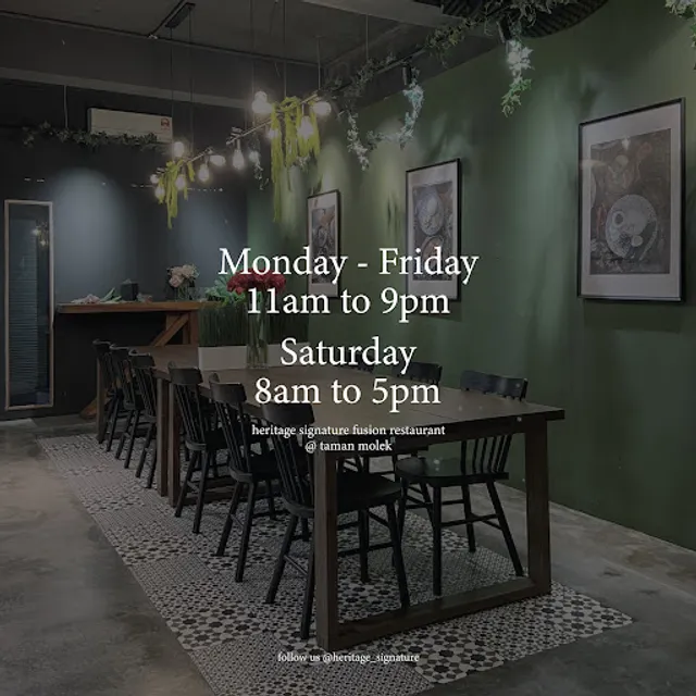 Heritage Signature Fusion Restaurant