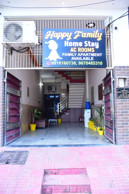 Happy family homestay