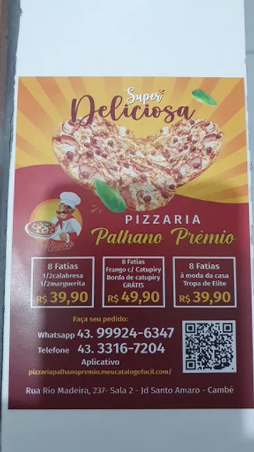 Pizzaria palhano premio