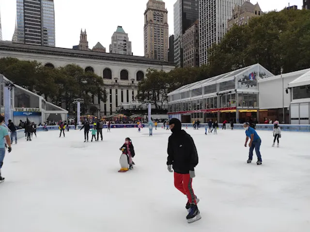 Skating at Bryant Park