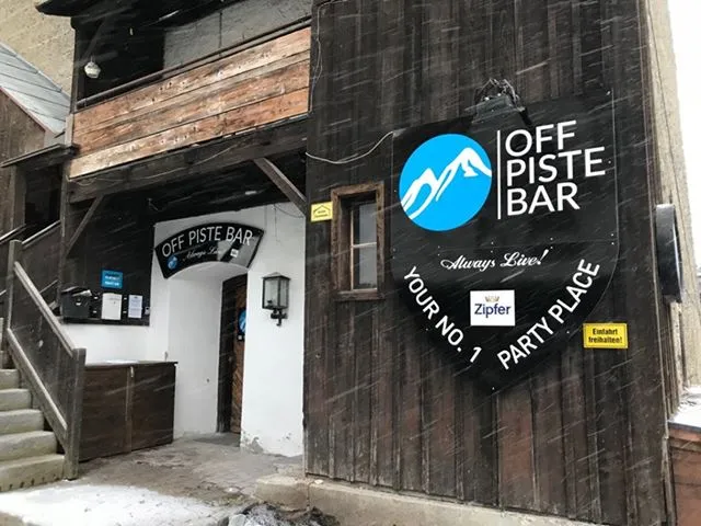 OFF PISTE BAR Aprés Ski Bar & Night Club Saalbach