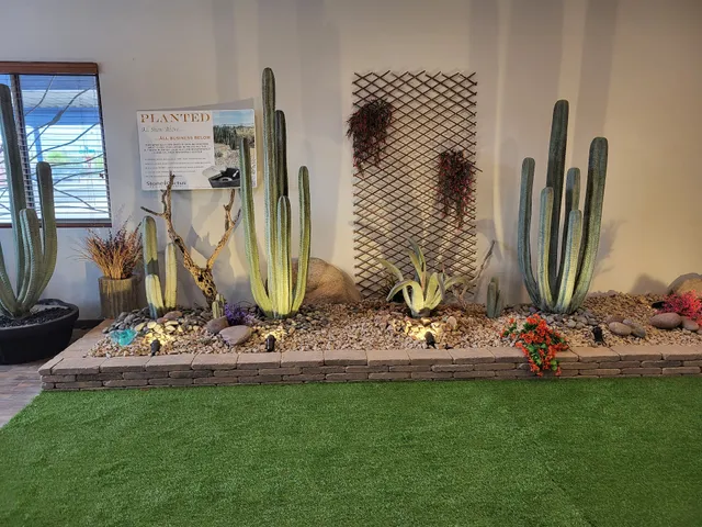 Stone Cactus Fountains