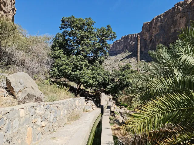 Spring of Misfat's Falaj system