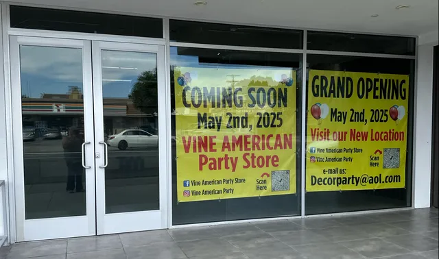 Vine American Party store