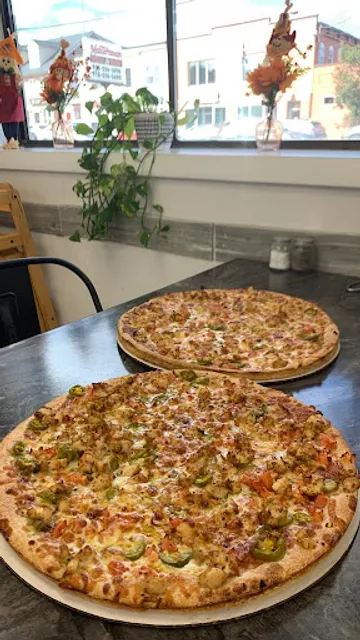 Mediterranean pizza & Roast Beef