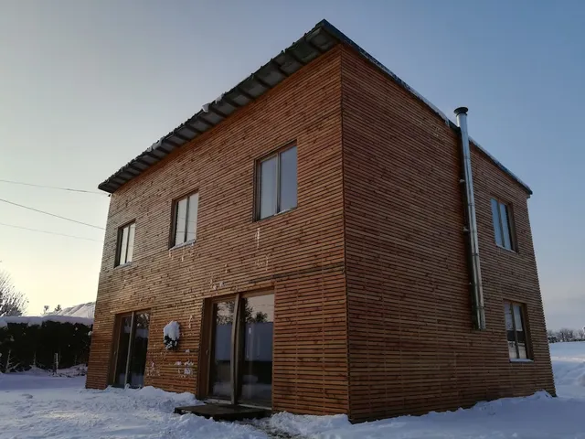 Maison ecologique en paille