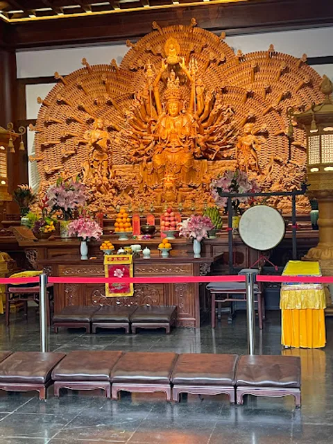 Large Buddhist Temple Advanced Vegetarian Cafeteria