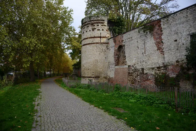 Ruins of oldest Leuven city walls