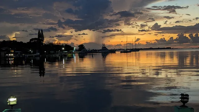 Luminous Lagoon Glistening Waters
