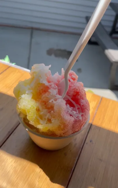 Hawaiian lion shave Ice