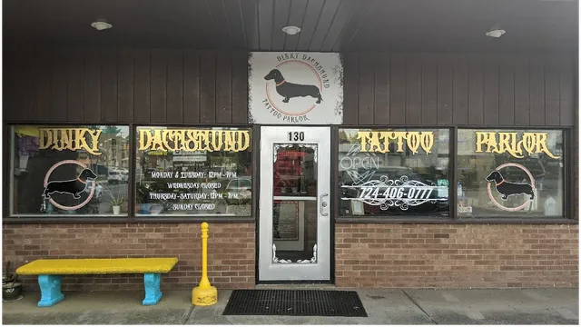 Dinky Dachshund Tattoo Parlor