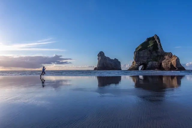 Wharariki Beach