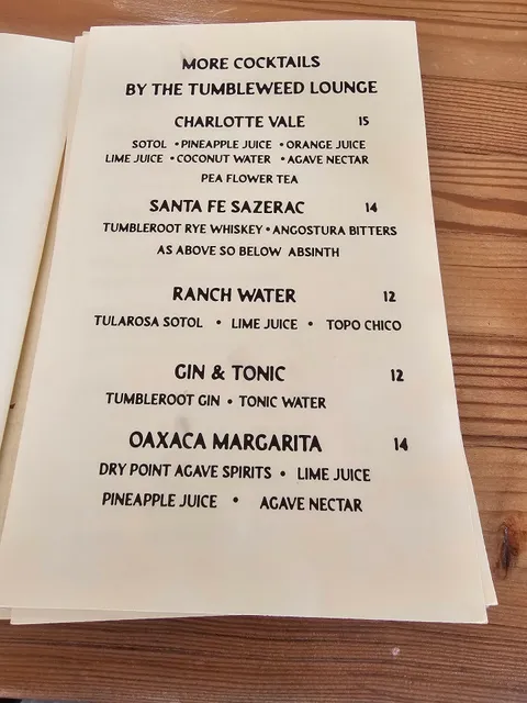 Tumbleweed Lounge at Tularosa Distillery