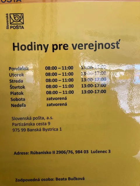 Slovenská Pošta Lučenec 3