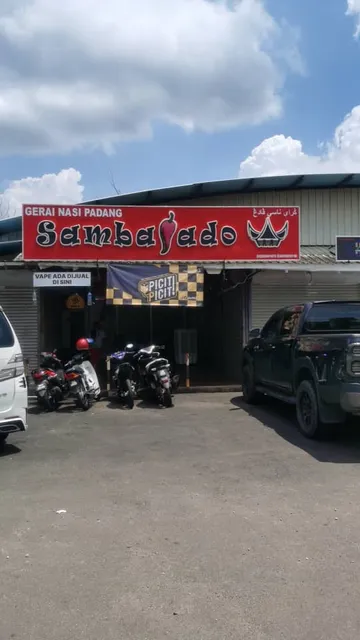 Gerai Nasi Padang Sambalado Jungle Foodcourt - Masakan Minang Asli Kuantan