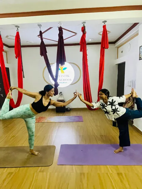 Swaastik Yog School in Rishikesh,- aerial yoga ,200 hours Yoga Trainings & Retreats and yoga classes