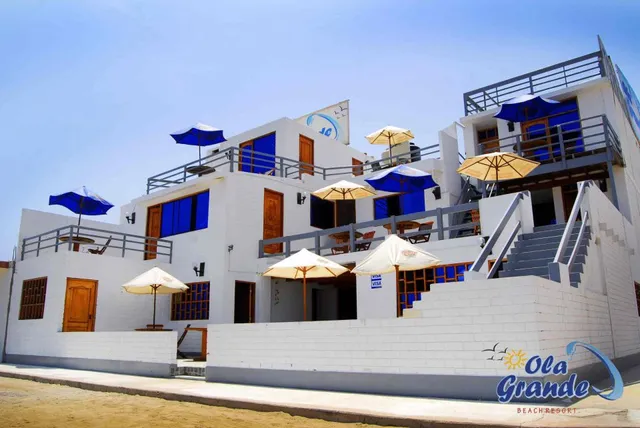 Ola Grande Alojamiento, habitaciones, hotel, hostal de Playa vista al mar