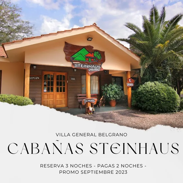 Cabañas Steinhaus - Villa General Belgrano - Alojamiento - Pileta Climatizada